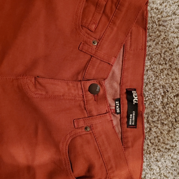 Red BDG Urban Outfitters Low Rise Jeans - Picture 3 of 5